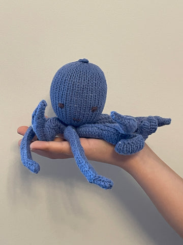 Blue Octopus Soft Toy