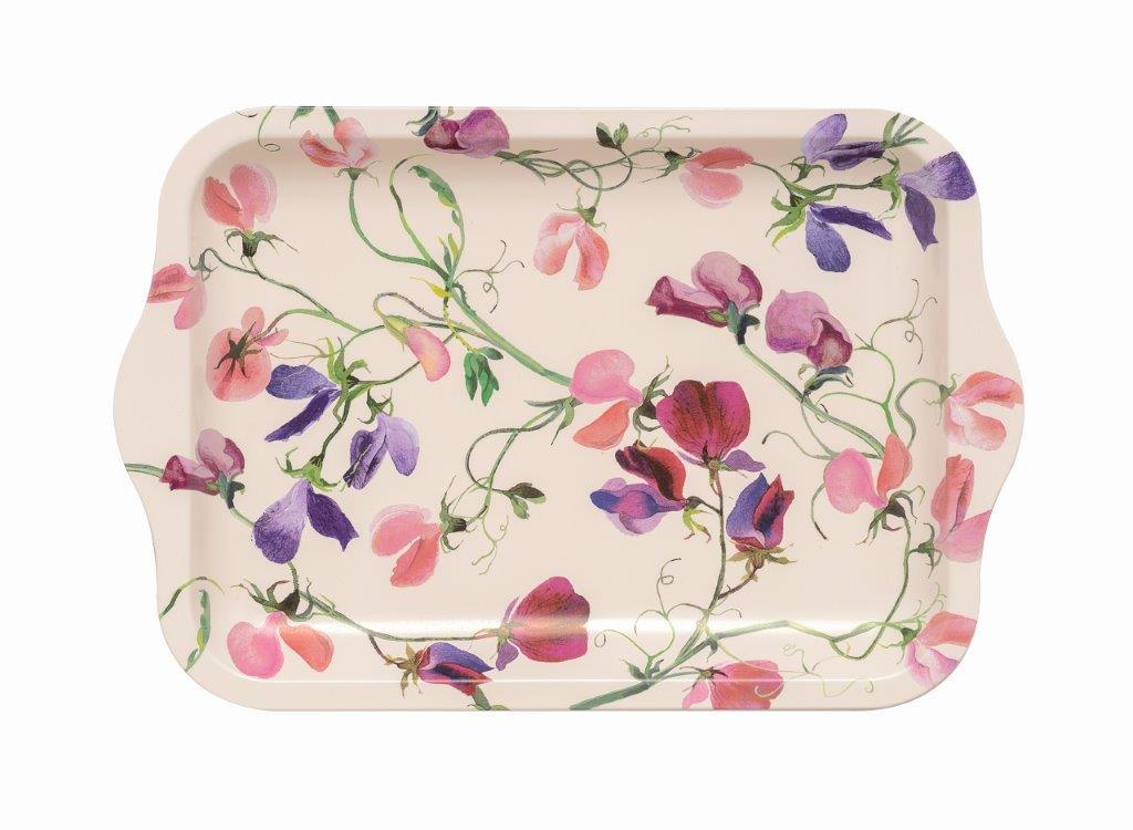 Sweet Pea Small Tin Tray