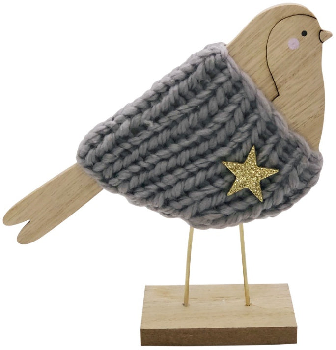 Bird in Christmas Jumper Decoration