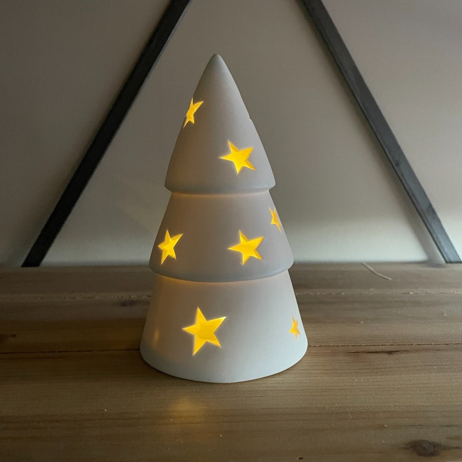 Star Ceramic LED Tree