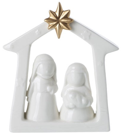 Small Ceramic Nativity Ornament
