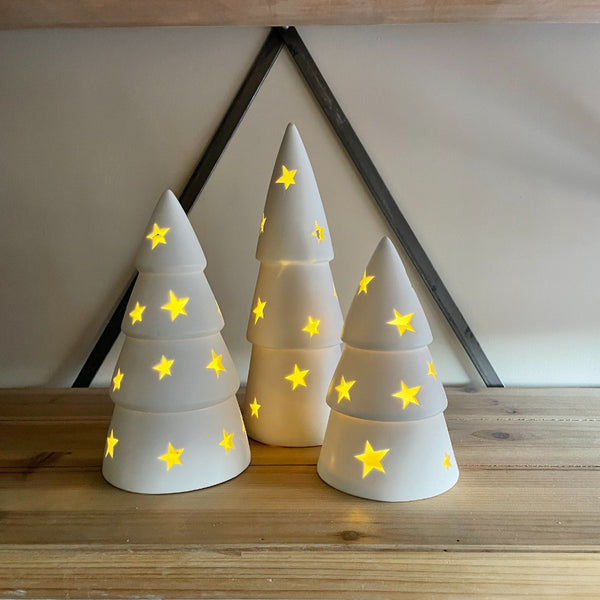 Star Ceramic LED Tree