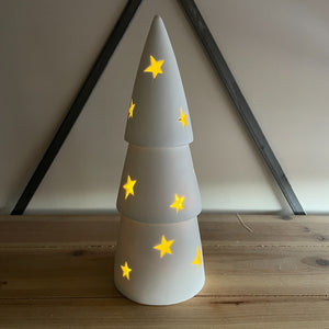 Star Large Ceramic LED Tree