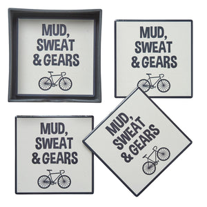 Mud Sweat and Gears Coasters set 4