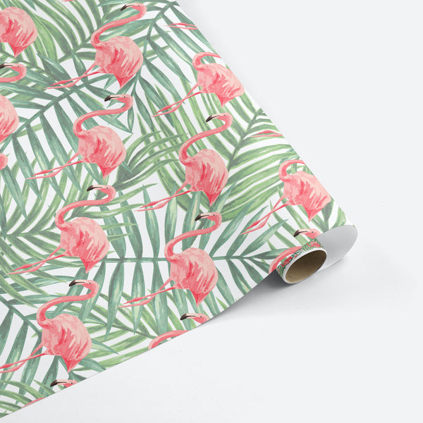 Tropical Flamingo Gift Wrap