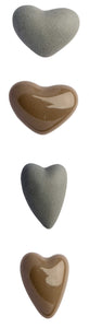 Stoneware Hearts Grey