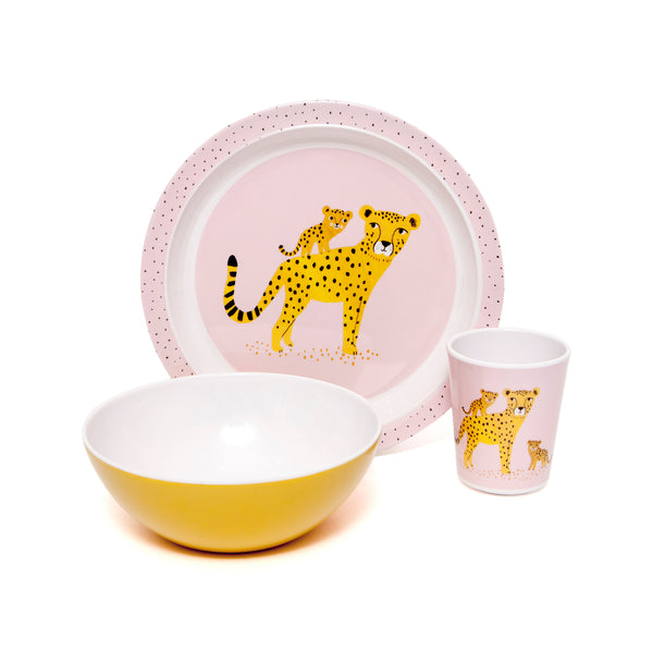 Leopard melamine cup