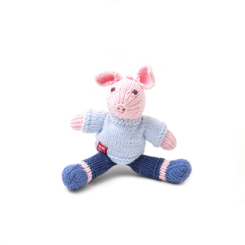 Pig in Blue Jumper Soft Toy