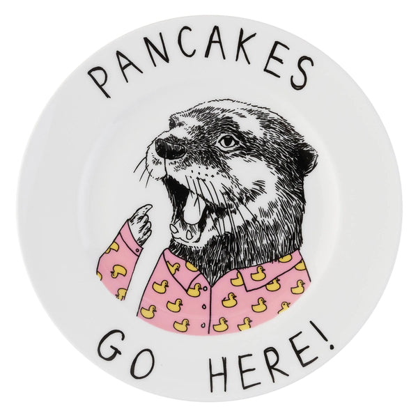 'Pancakes Go Here' Side Plate