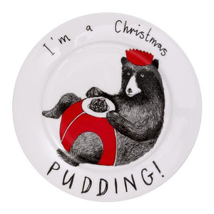 I'm a Christmas Pudding Side Plate