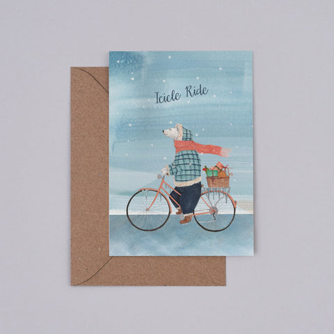 Icicle Ride Christmas  Card