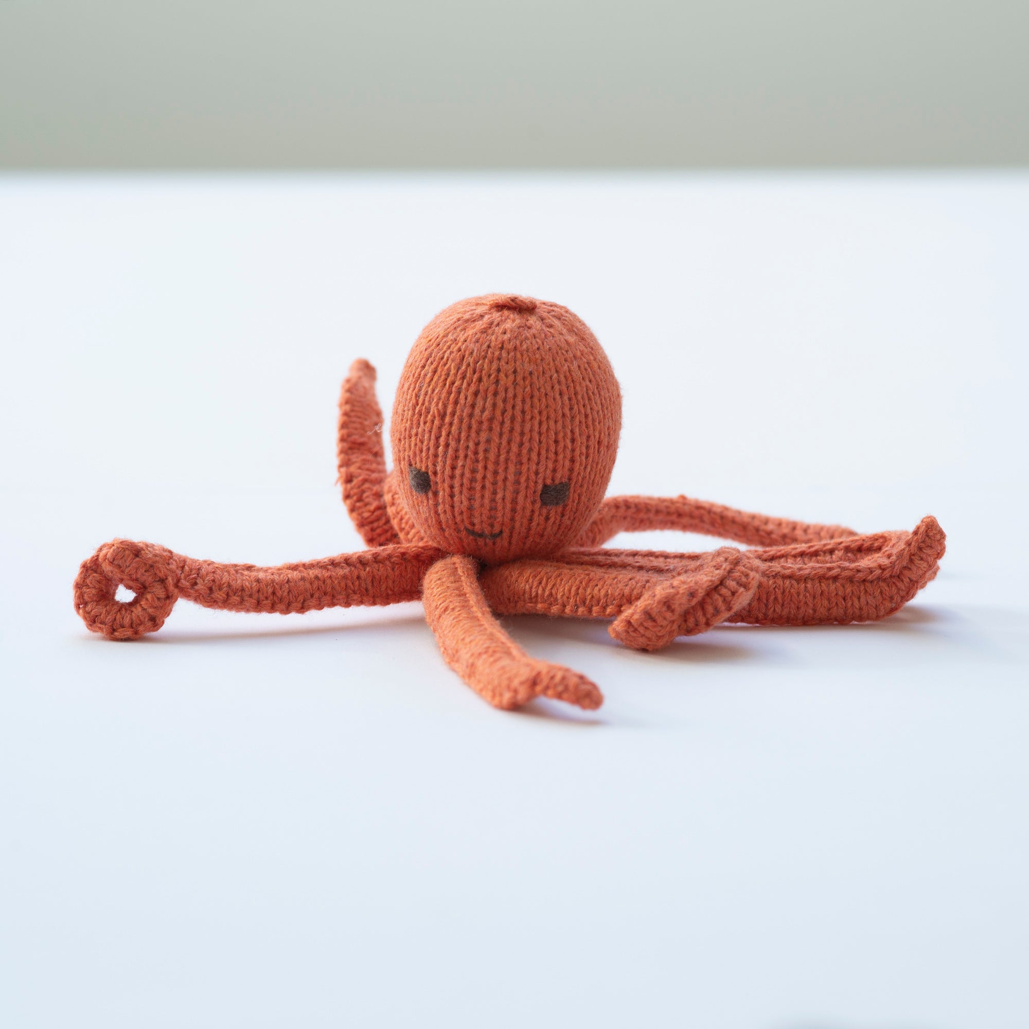 Orange Octopus Soft Toy