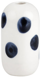 Blue Spotty Vase