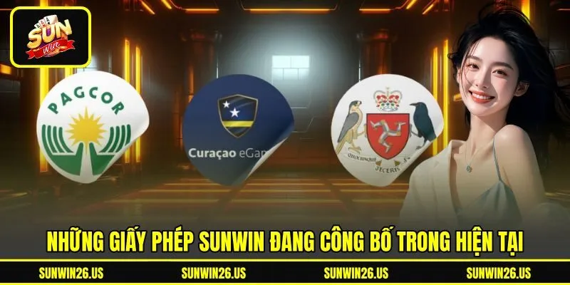 Những giấy phép Sunwin đang công bố trong hiện tại Những giấy phép Sunwin đang công bố trong hiện tại